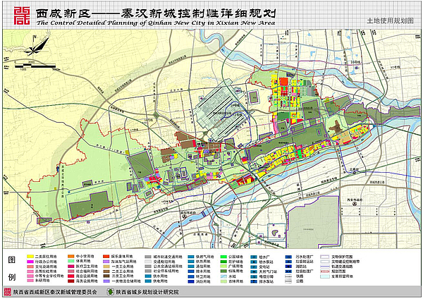 秦汉新城地图图片