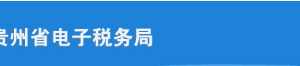贵州省电子税务局入口及用户注册操作流程说明