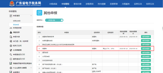 【网页填写申报】进入申报界面