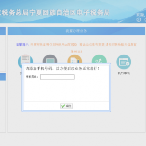 宁夏电子税务局入口及发票申领操作流程说明