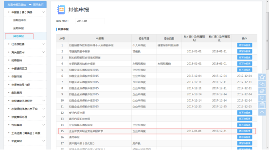 企业年度关联业务往来报告表