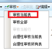 审核当前表