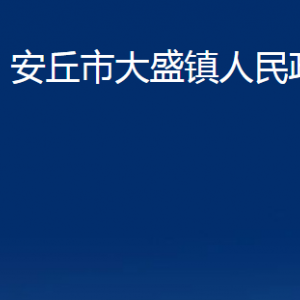 安丘市大盛镇政府各部门职责及联系电话