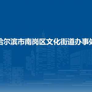 哈尔滨市南岗区文化街道办事处各部门联系电话