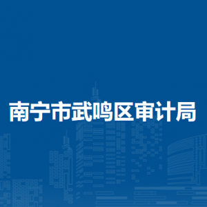 南宁市武鸣区审计局各部门负责人和联系电话