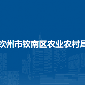 钦州市钦南区农业农村局各部门负责人和联系电话