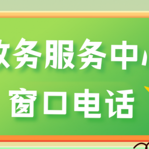 上思县政务服务中心各窗口预约咨询电话及工作时间