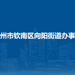 钦州市钦南区向阳街道办事处各部门负责人和联系电话