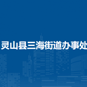 灵山县三海街道办事处各部门负责人和联系电话