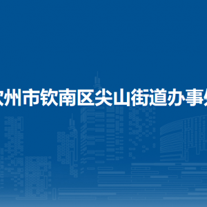 钦州市钦南区尖山街道办事处各部门负责人和联系电话