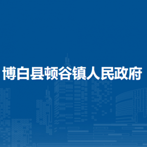 博白县顿谷镇政府各部门负责人和联系电话