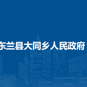 东兰县大同乡政府各部门负责人和联系电话