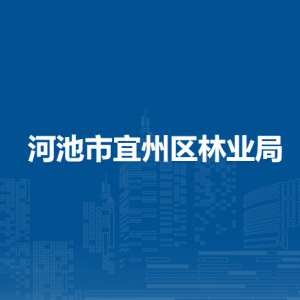 河池市宜州区林业局各部门负责人和联系电话