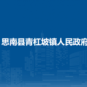 思南县青杠坡镇政府各部门负责人及联系电话