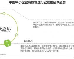 2017年中国中小企业商旅管理行业最新研究报告