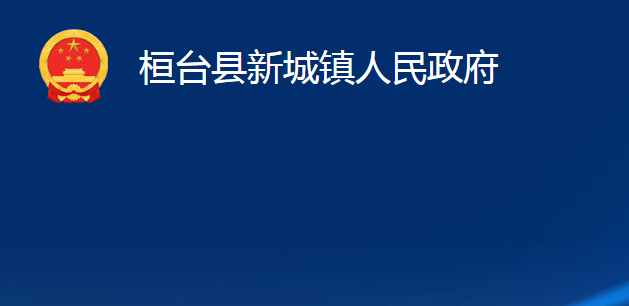 桓台县新城镇人民政府