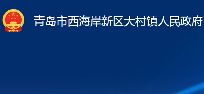 青岛市西海岸新区大村镇人民政府