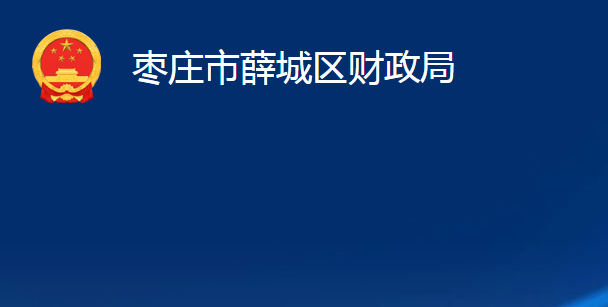 枣庄市薛城区财政局