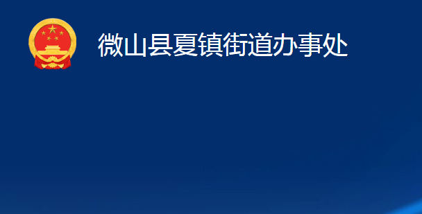 微山县夏镇街道办事处