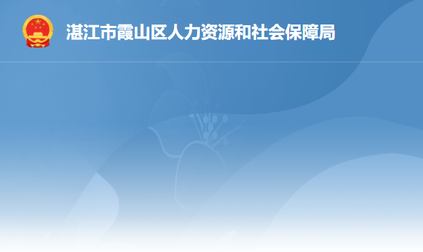 湛江市霞山区人力资源和社会保障局