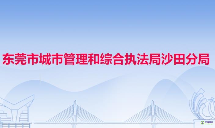 东莞市城市管理和综合执法局沙田分局