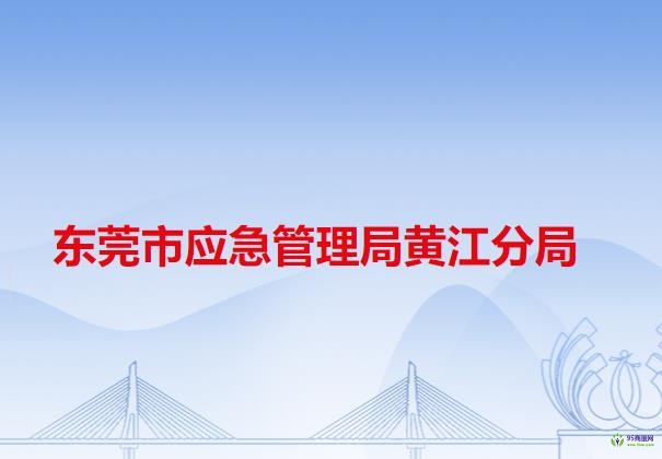 东莞市应急管理局黄江分局