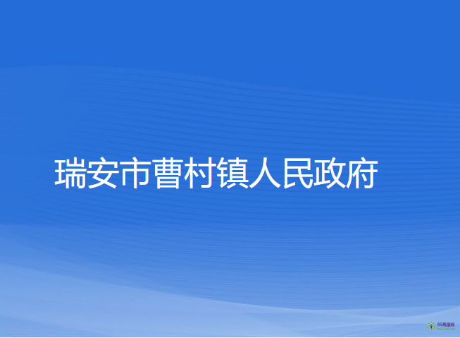 瑞安市曹村镇人民政府