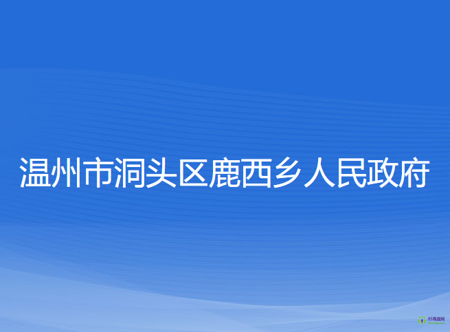 温州市洞头区鹿西乡人民政府