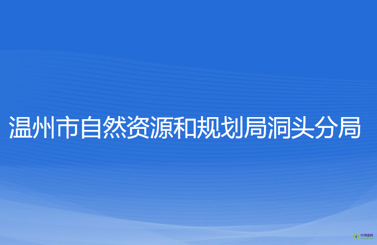 温州市自然资源和规划局洞头分局