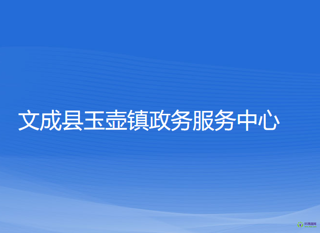 文成县玉壶镇政务服务中心