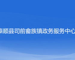 泰顺县司前畲族镇政务服务中心