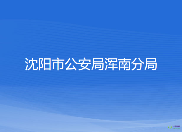 沈阳市公安局浑南分局