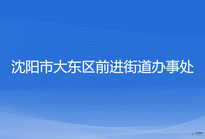 沈阳市大东区前进街道办事处