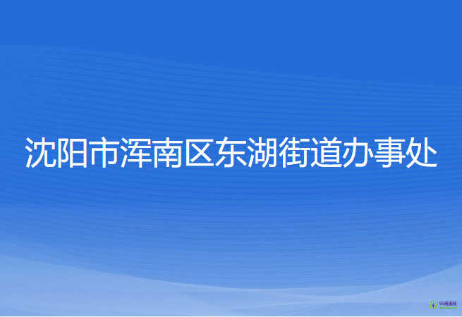 沈阳市浑南区东湖街道办事处