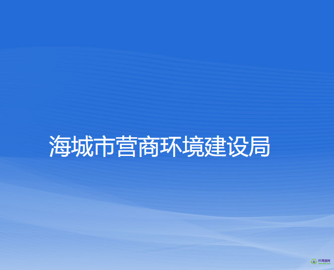 海城市营商环境建设局