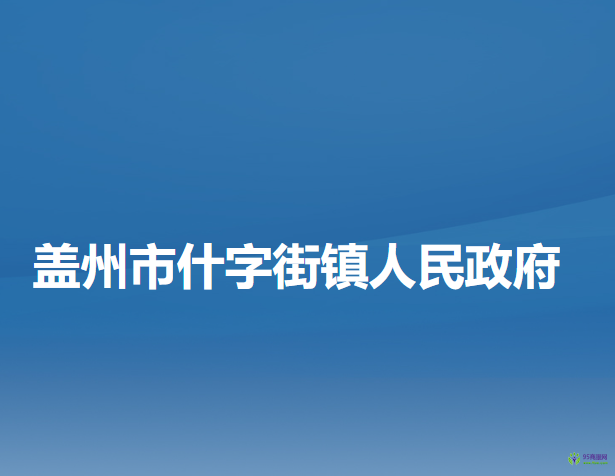 盖州市什字街镇人民政府