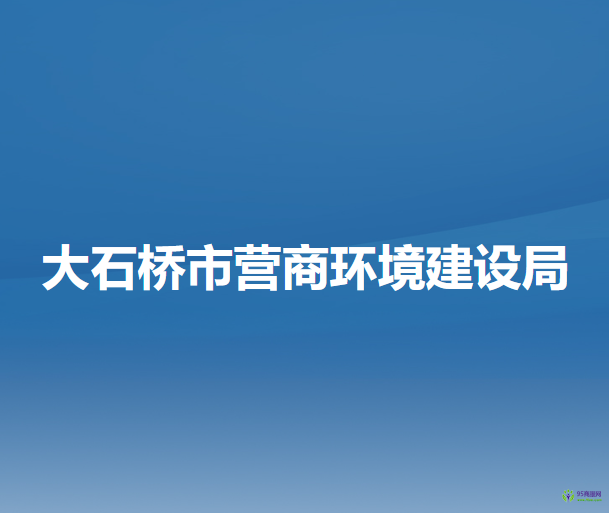 大石桥市营商环境建设局