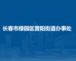 长春市绿园区普阳街道办事处