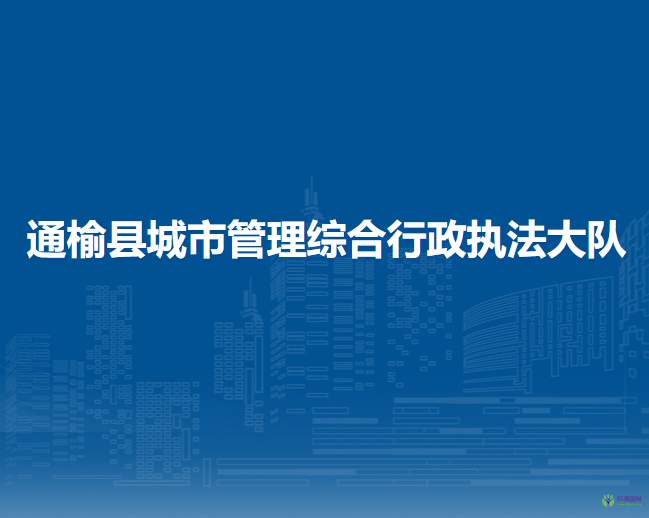 通榆县城市管理综合行政执法大队