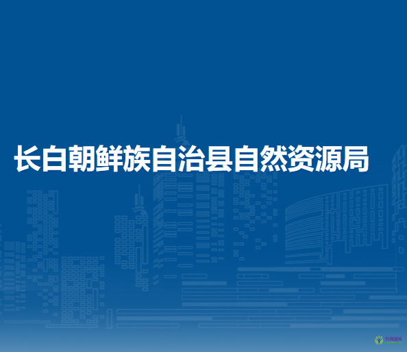 长白朝鲜族自治县自然资源局