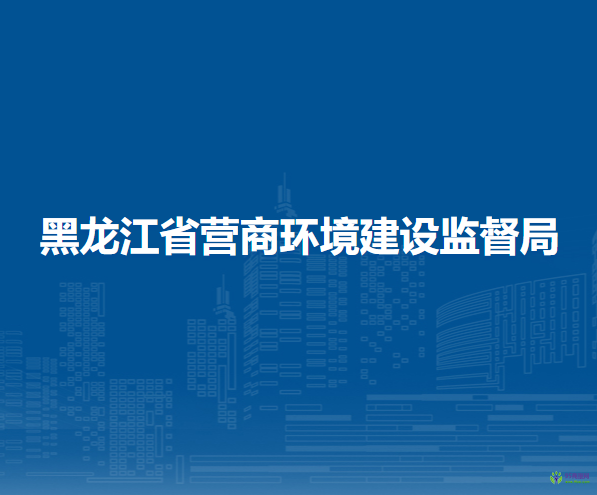 黑龙江省营商环境建设监督局