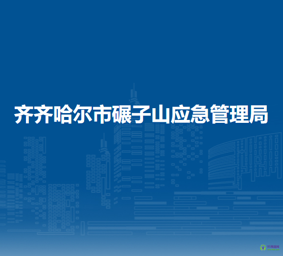 齐齐哈尔市碾子山应急管理局