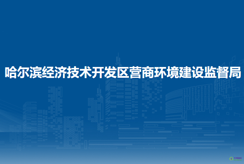 哈尔滨经济技术开发区营商环境建设监督局