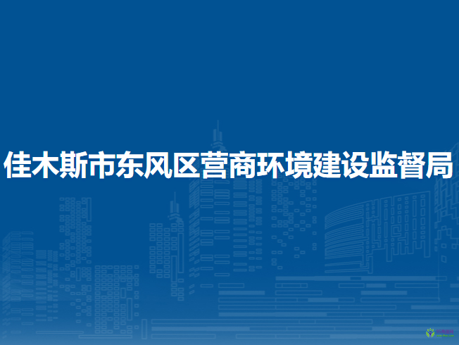 佳木斯市东风区营商环境建设监督局