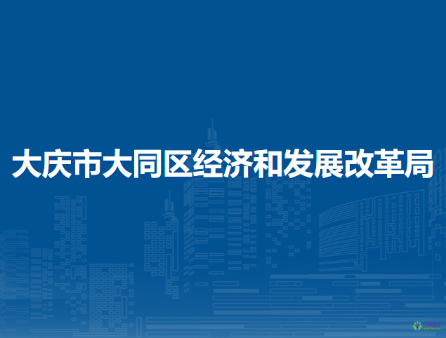 大庆市大同区经济和发展改革局