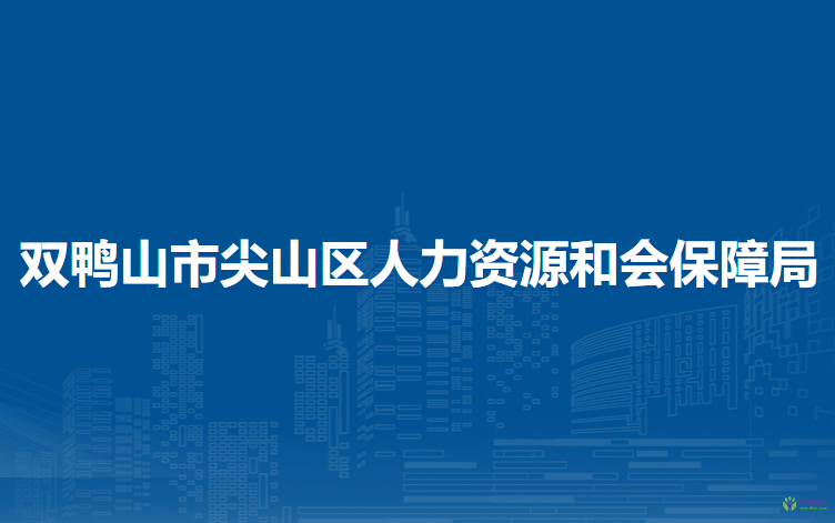 双鸭山市尖山区人力资源和会保障局