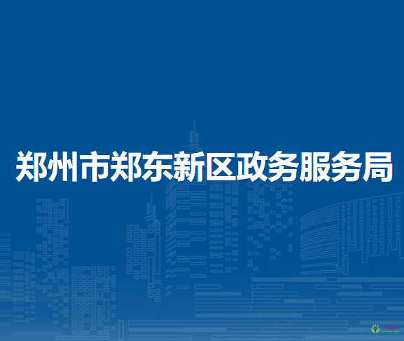 郑州市郑东新区政务服务局