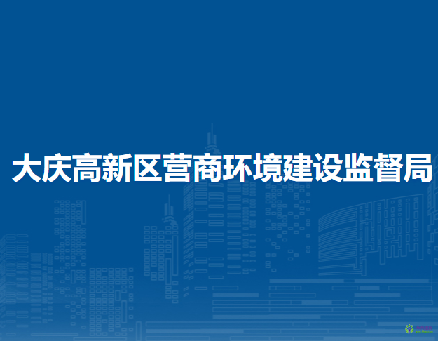 大庆高新区营商环境建设监督局