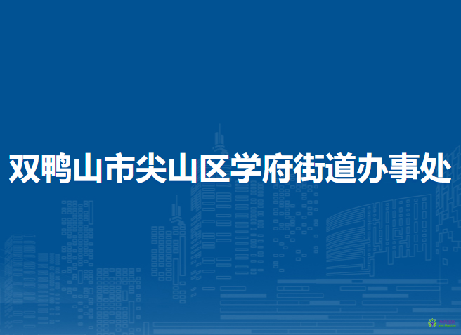 双鸭山市尖山区学府街道办事处