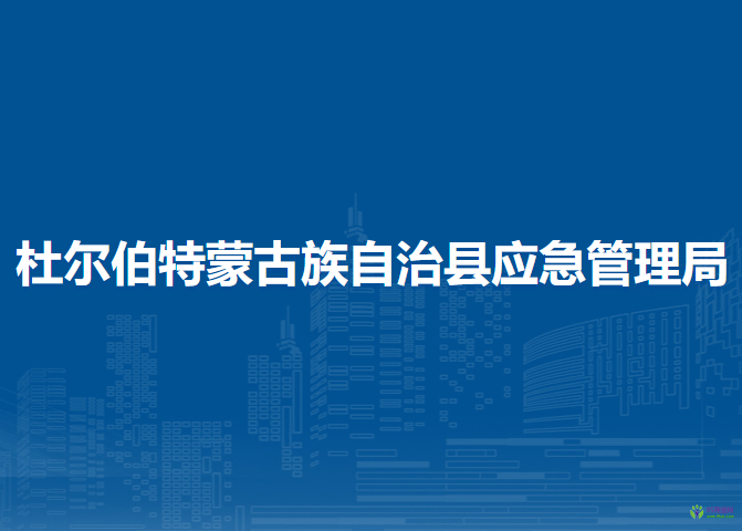 杜尔伯特蒙古族自治县应急管理局